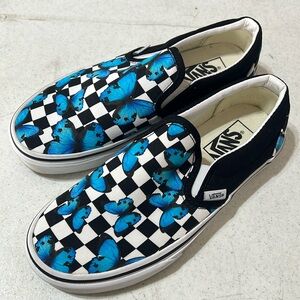Butterfly slip on vans